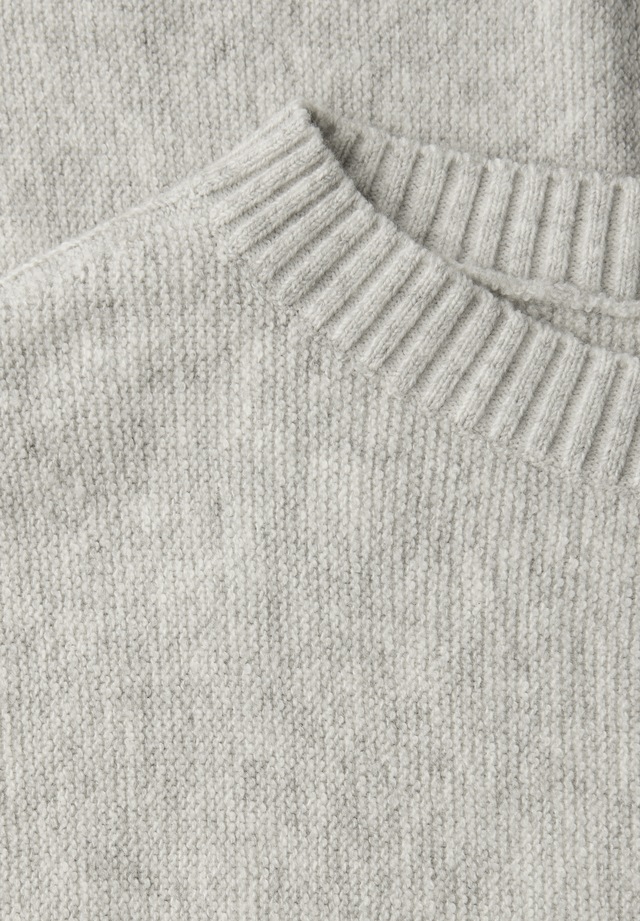 STREET ONE Strickpullover mit Materialmix