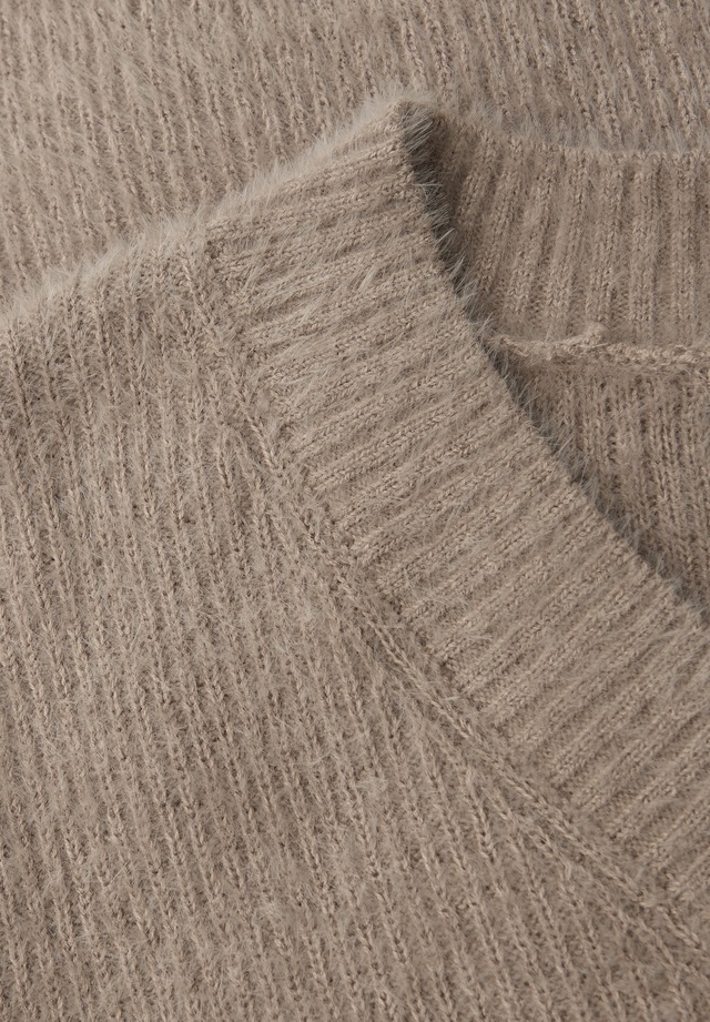 STREET ONE V-Ausschnitt-Pullover mit Rippbündchen
