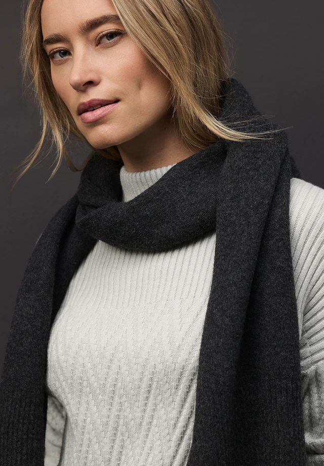 STREET ONE Rollkragenpullover mit Rippbündchen