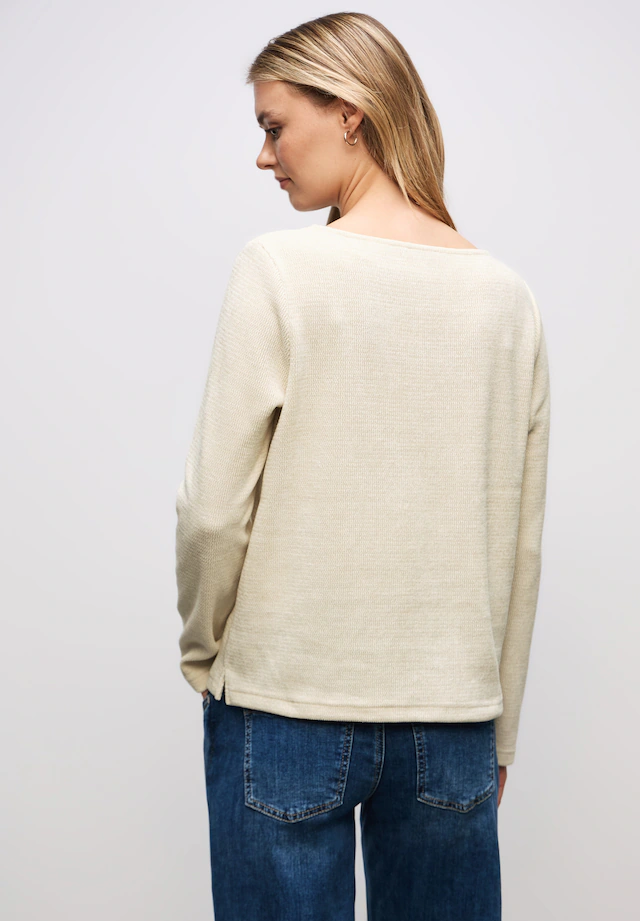 STREET ONE Langarmshirt mit U-Boot-Ausschnitt