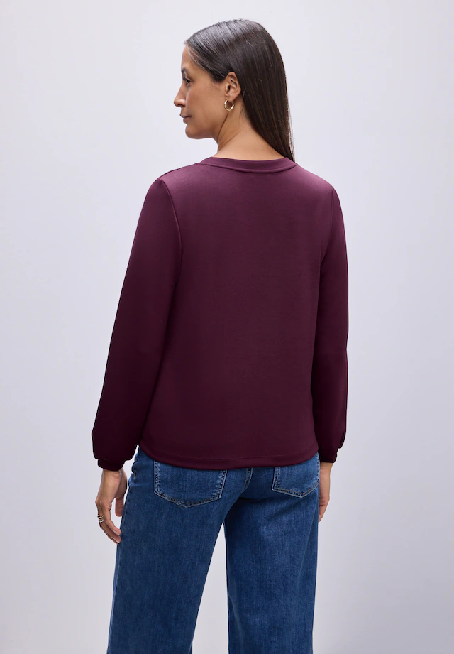 STREET ONE Langarmshirt im Silk Look