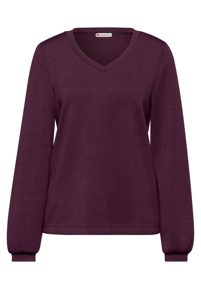 STREET ONE Langarmshirt im Silk Look