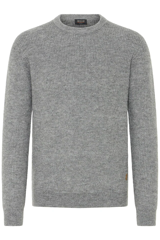Indicode Strickfleece-Pullover »Strickpullover IDBratram«