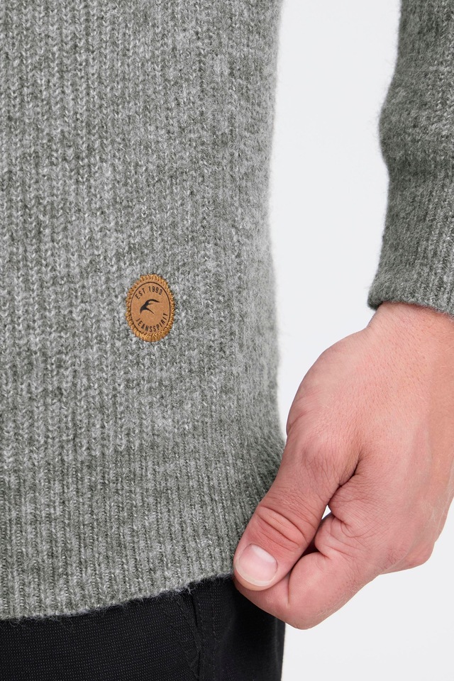 Indicode Strickfleece-Pullover »Strickpullover IDBratram«