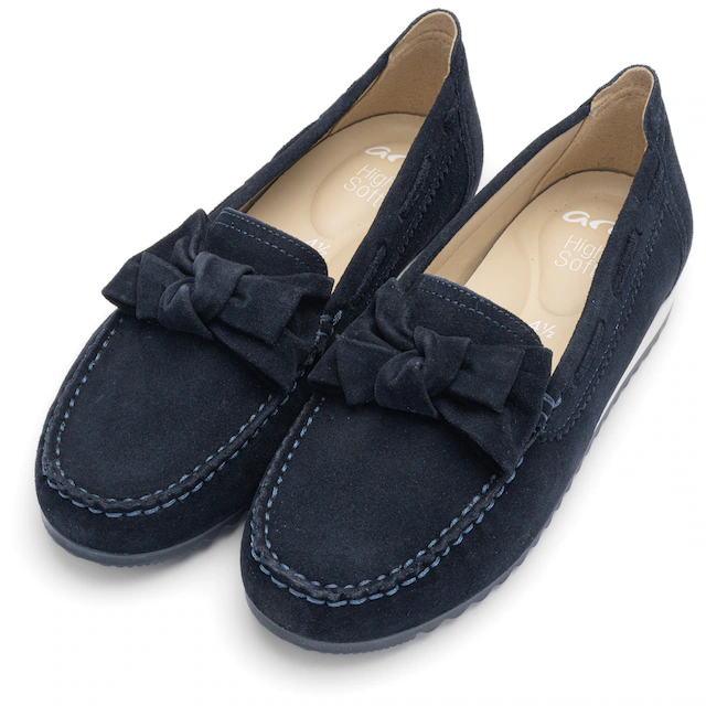 Ara Mokassin »NEW PORT« Schlupfschuh, Slipper mit Wechselfußbett, G-Weite