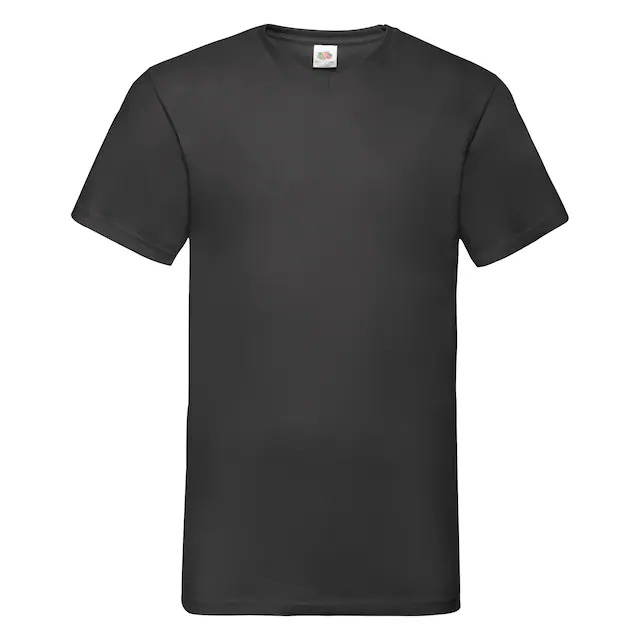 Fruit of the Loom T-Shirt Packung, 6 Stk. aus Baumwolle, V-Ausschnitt, 6-teilig