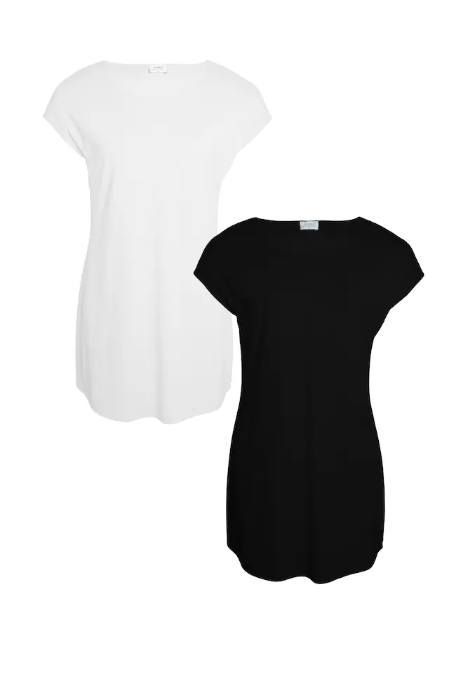 Seidel Moden Longshirt »Otto exclusiv« 2 2er Pack Rundhals - Viskose - MADE IN GERMANY