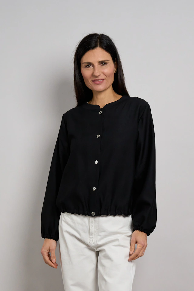 Seidel Moden Blusenjacke »Otto exclusiv« ohne Kapuze mit Knopfleiste - Viskose - MADE IN GERMANY