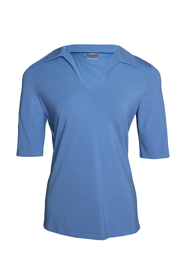 Seidel Moden Poloshirt Mit V-Ausschnitt - MADE IN GERMANY
