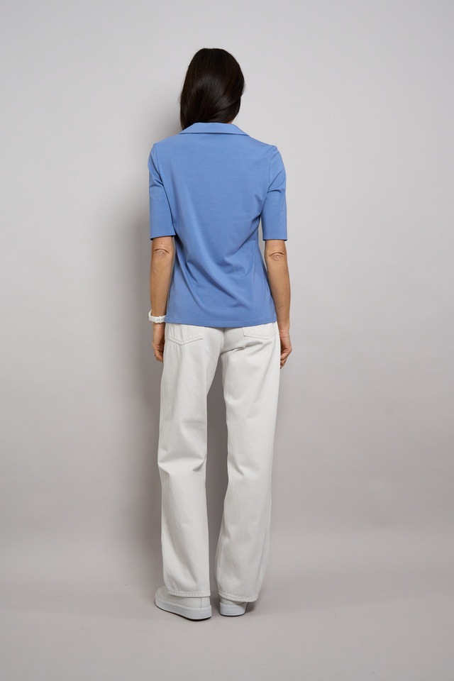 Seidel Moden Poloshirt Mit V-Ausschnitt - MADE IN GERMANY