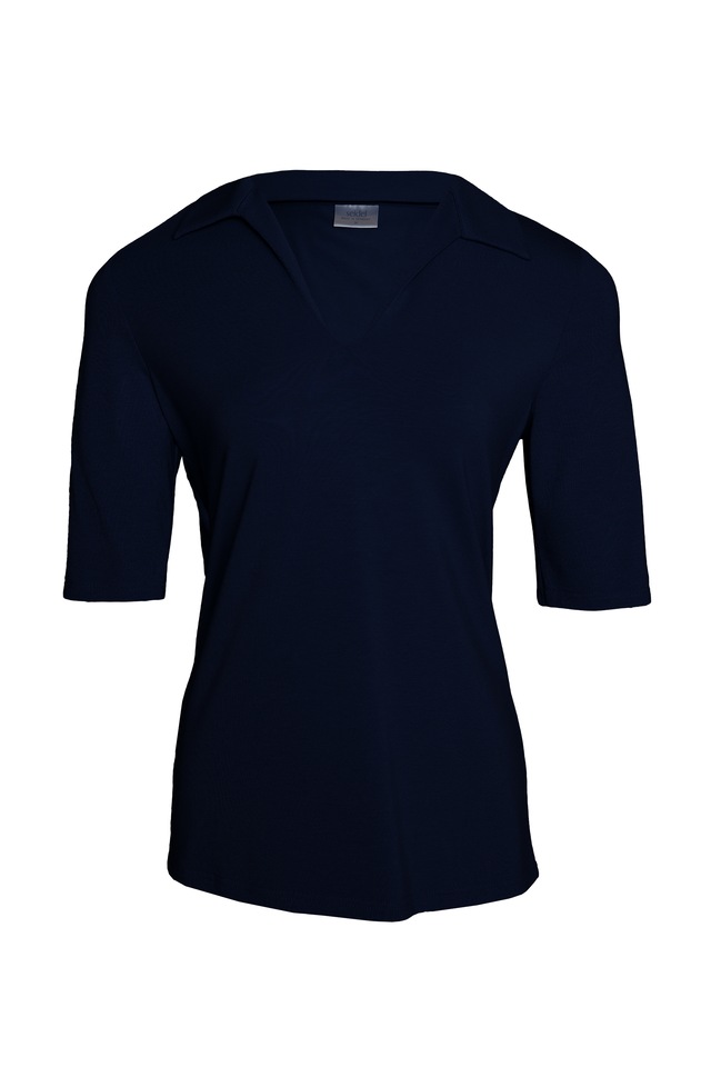 Seidel Moden Poloshirt Mit V-Ausschnitt - MADE IN GERMANY