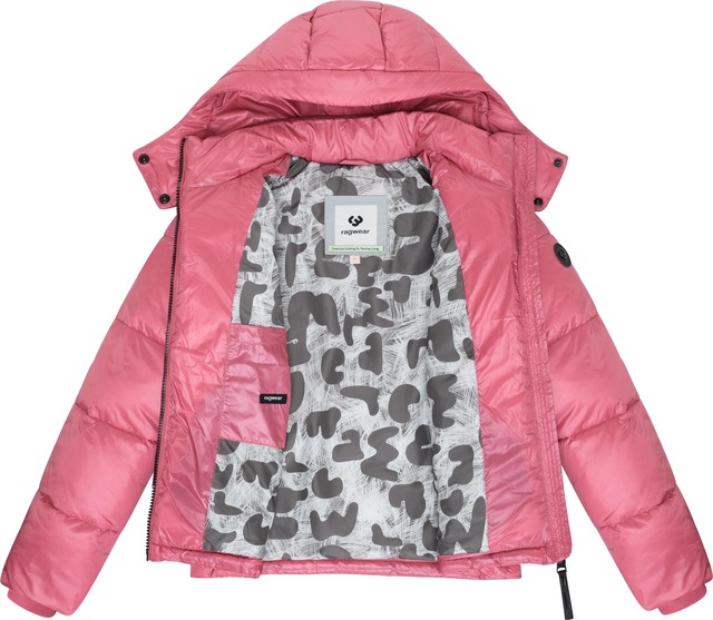 Ragwear Steppjacke »Roobie II« mit Kapuze Matt glänzende Damen Winterjacke mit Kapuze