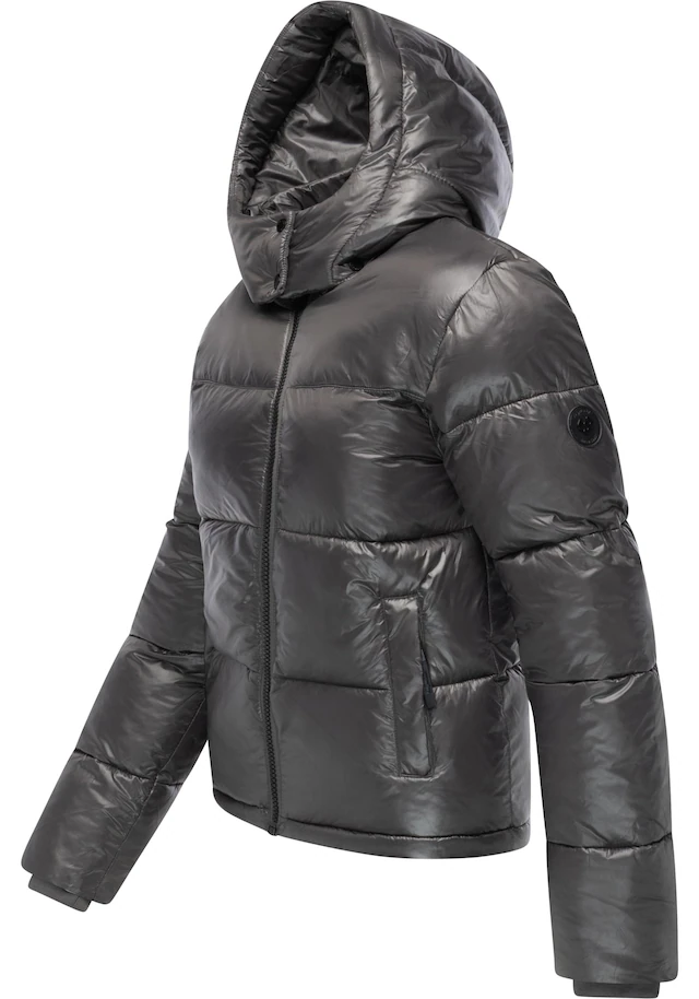 Ragwear Steppjacke »Roobie II« mit Kapuze Matt glänzende Damen Winterjacke mit Kapuze
