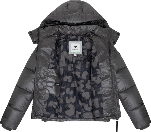 Ragwear Steppjacke »Roobie II« mit Kapuze Matt glänzende Damen Winterjacke mit Kapuze