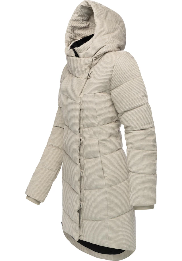 Ragwear Wintermantel »Pavla Cordy YOUMODO« Wasserdichter Steppmantel in Kord-Optik
