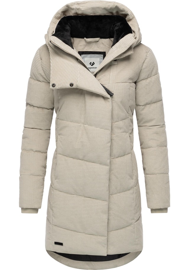 Ragwear Wintermantel »Pavla Cordy YOUMODO« Wasserdichter Steppmantel in Kord-Optik