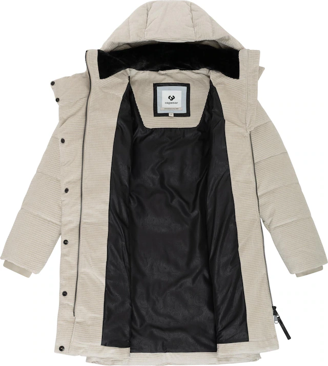 Ragwear Wintermantel »Pavla Cordy YOUMODO« Wasserdichter Steppmantel in Kord-Optik