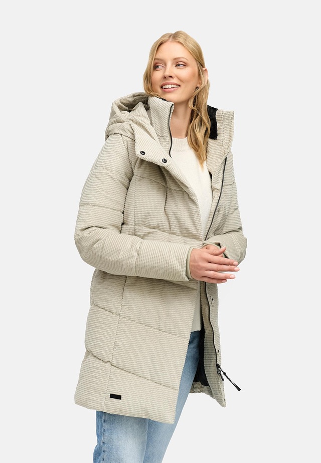 Ragwear Wintermantel »Pavla Cordy YOUMODO« Wasserdichter Steppmantel in Kord-Optik