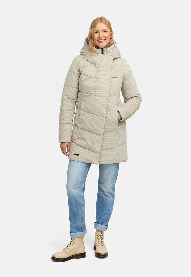 Ragwear Wintermantel »Pavla Cordy YOUMODO« Wasserdichter Steppmantel in Kord-Optik