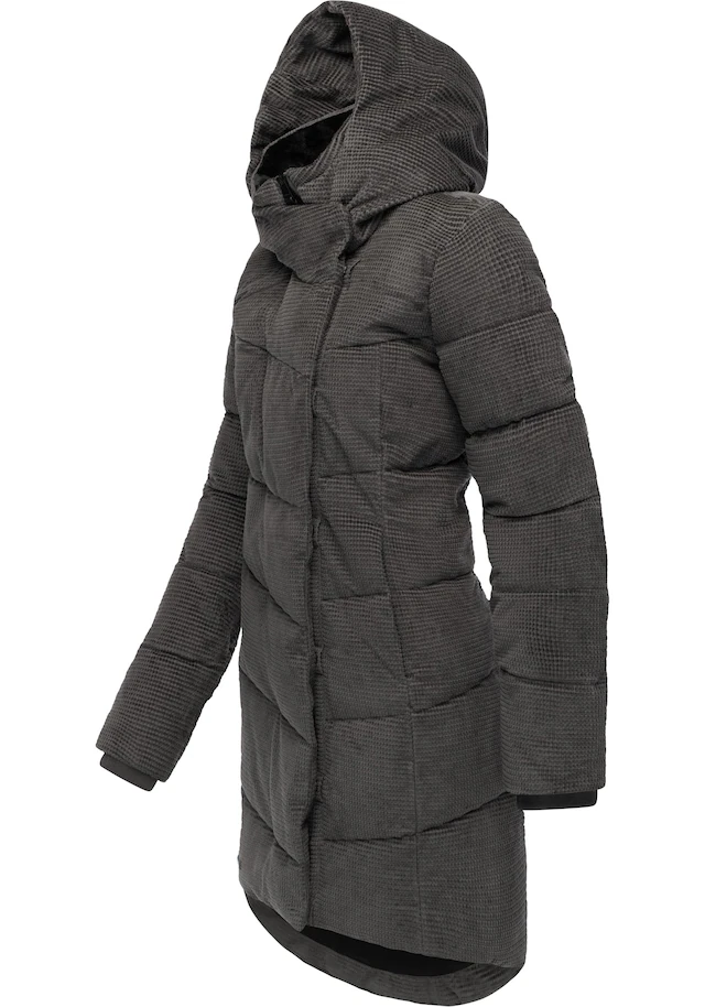 Ragwear Wintermantel »Pavla Cordy YOUMODO« Wasserdichter Steppmantel in Kord-Optik