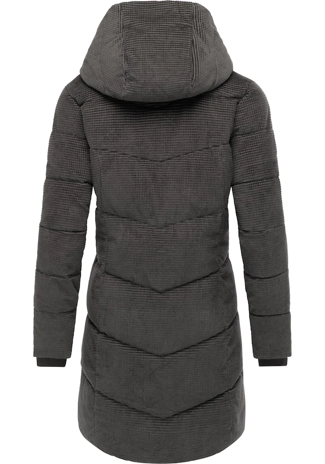 Ragwear Wintermantel »Pavla Cordy YOUMODO« Wasserdichter Steppmantel in Kord-Optik