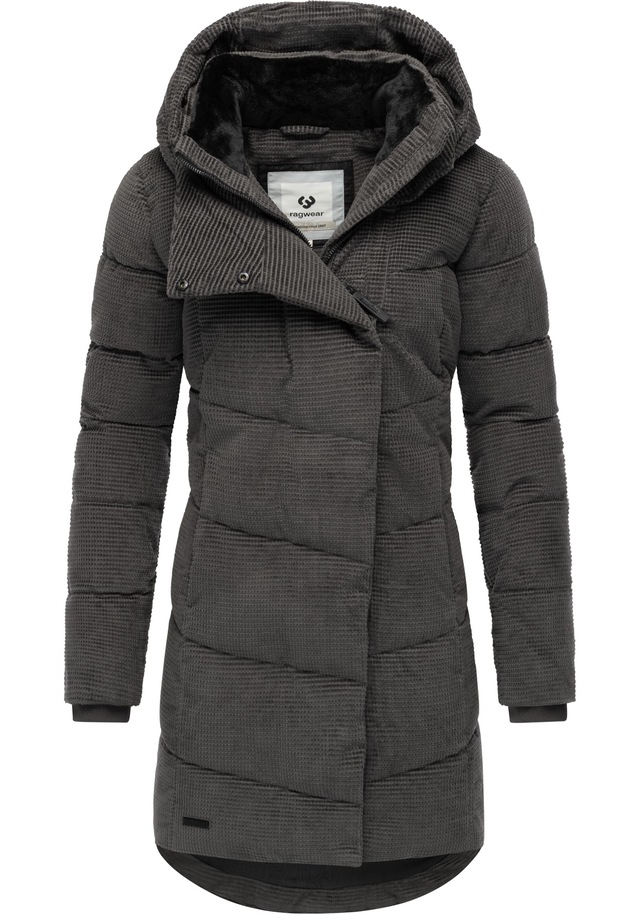 Ragwear Wintermantel »Pavla Cordy YOUMODO« Wasserdichter Steppmantel in Kord-Optik
