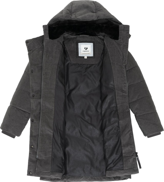 Ragwear Wintermantel »Pavla Cordy YOUMODO« Wasserdichter Steppmantel in Kord-Optik