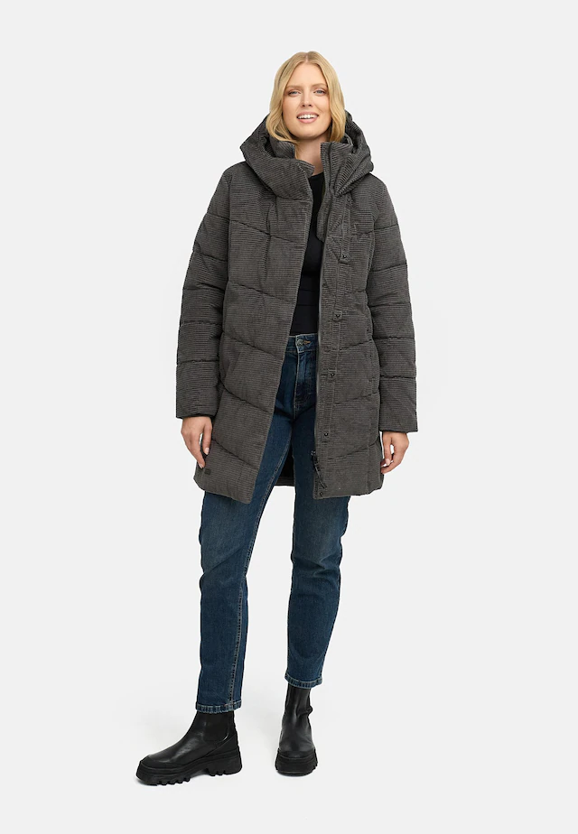 Ragwear Wintermantel »Pavla Cordy YOUMODO« Wasserdichter Steppmantel in Kord-Optik