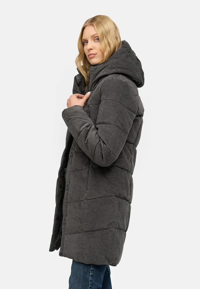 Ragwear Wintermantel »Pavla Cordy YOUMODO« Wasserdichter Steppmantel in Kord-Optik