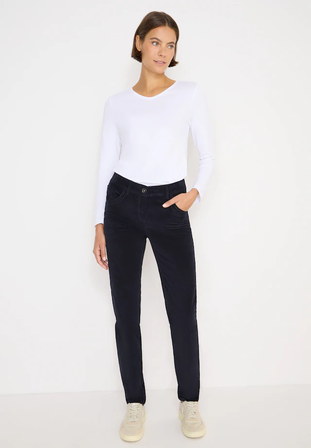 Cecil Cordhose Middle Waist