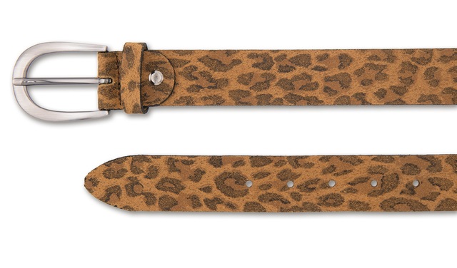 BERND GÖTZ Ledergürtel »Ledergürtel mit angesagtem Leoprint«