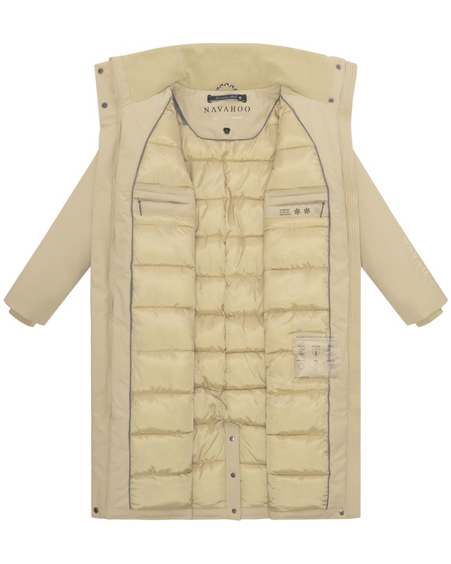 Navahoo Wintermantel »Traumblüte 14« Warmer Parka mit Stehkragen