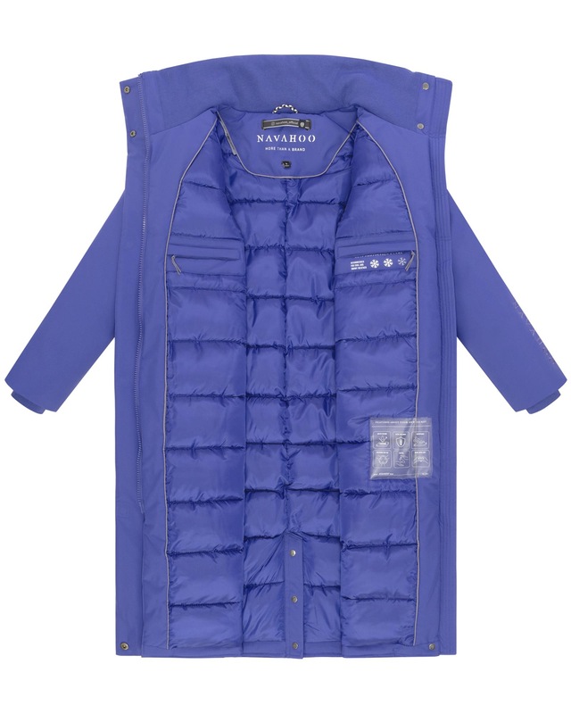 Navahoo Wintermantel »Traumblüte 14« Warmer Parka mit Stehkragen