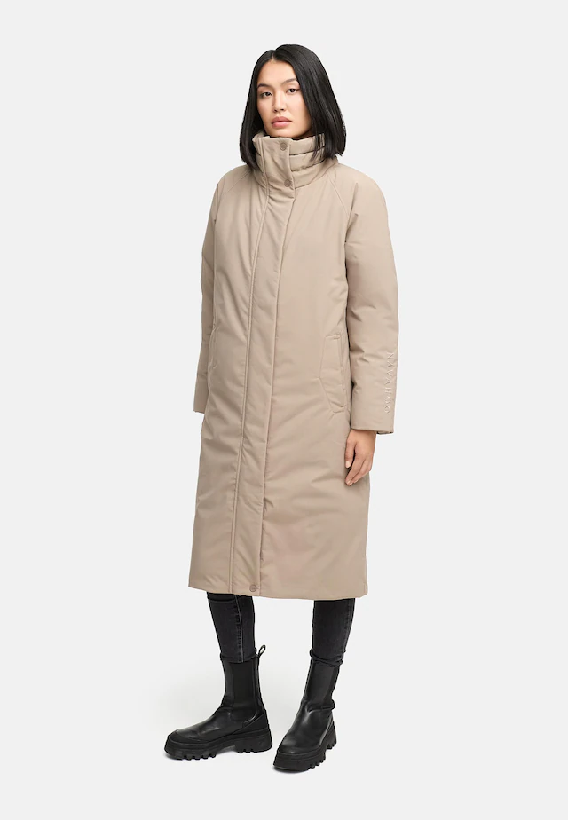 Navahoo Wintermantel »Traumblüte 14« Warmer Parka mit Stehkragen