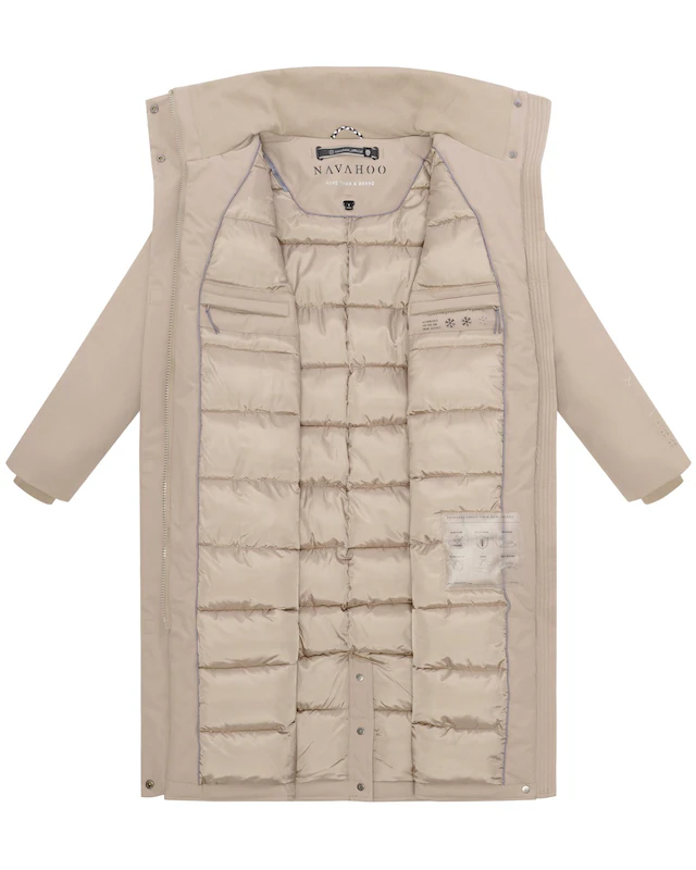 Navahoo Wintermantel »Traumblüte 14« Warmer Parka mit Stehkragen