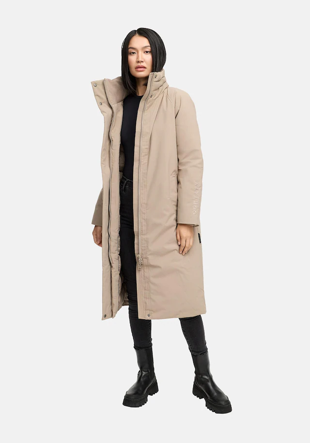 Navahoo Wintermantel »Traumblüte 14« Warmer Parka mit Stehkragen