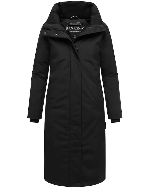 Navahoo Wintermantel »Traumblüte 14« Warmer Parka mit Stehkragen