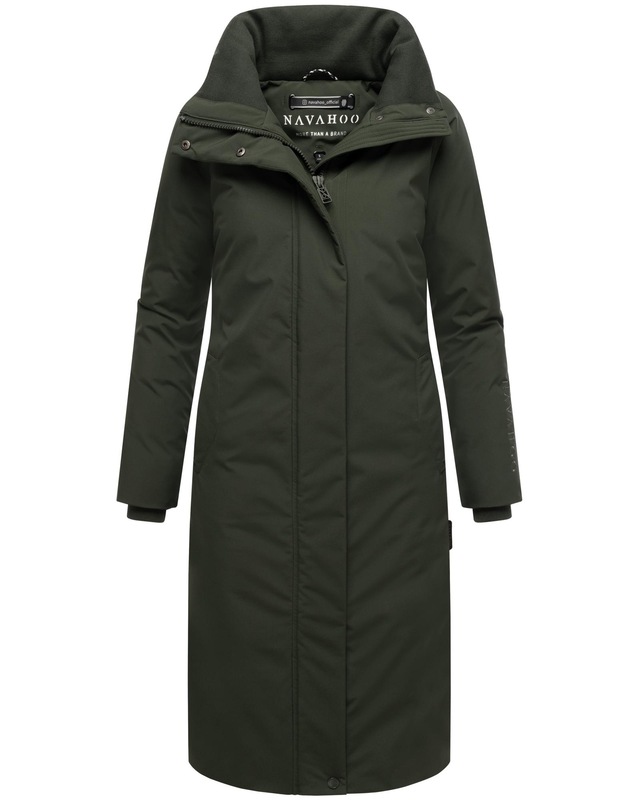 Navahoo Wintermantel »Traumblüte 14« Warmer Parka mit Stehkragen