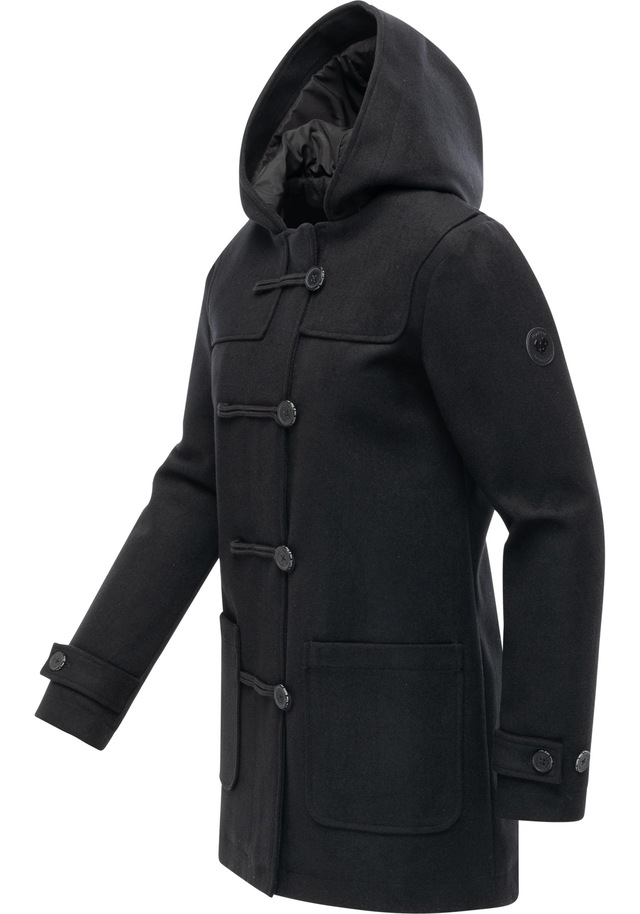 Ragwear Wintermantel »Duffina YOUMODO« warmer Mantel mit Knopfleiste
