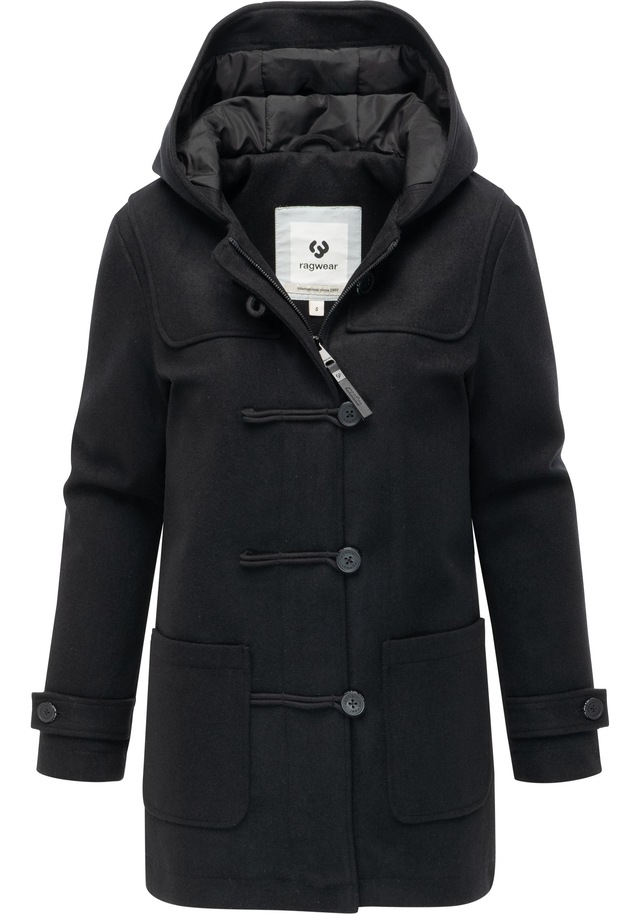 Ragwear Wintermantel »Duffina YOUMODO« warmer Mantel mit Knopfleiste