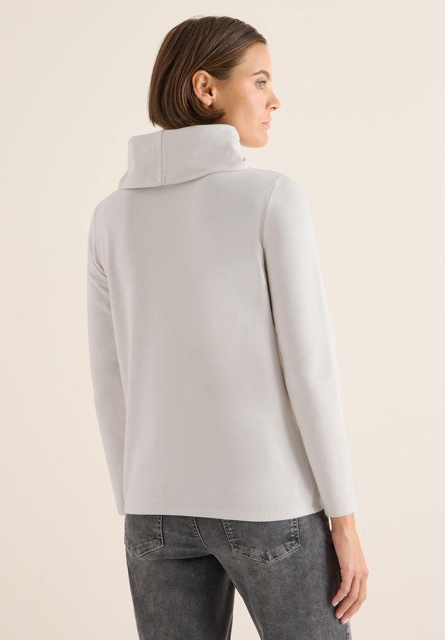 Cecil Langarmshirt aus softem Materialmix