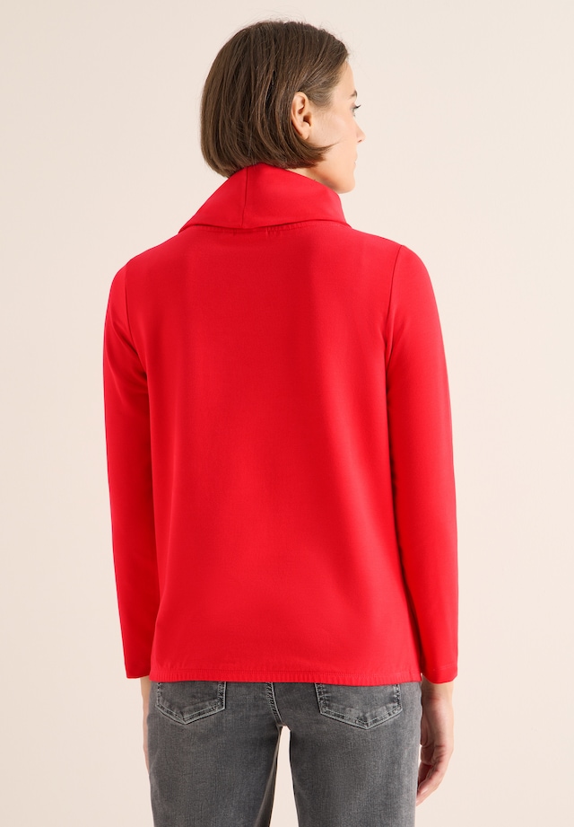 Cecil Langarmshirt aus softem Materialmix