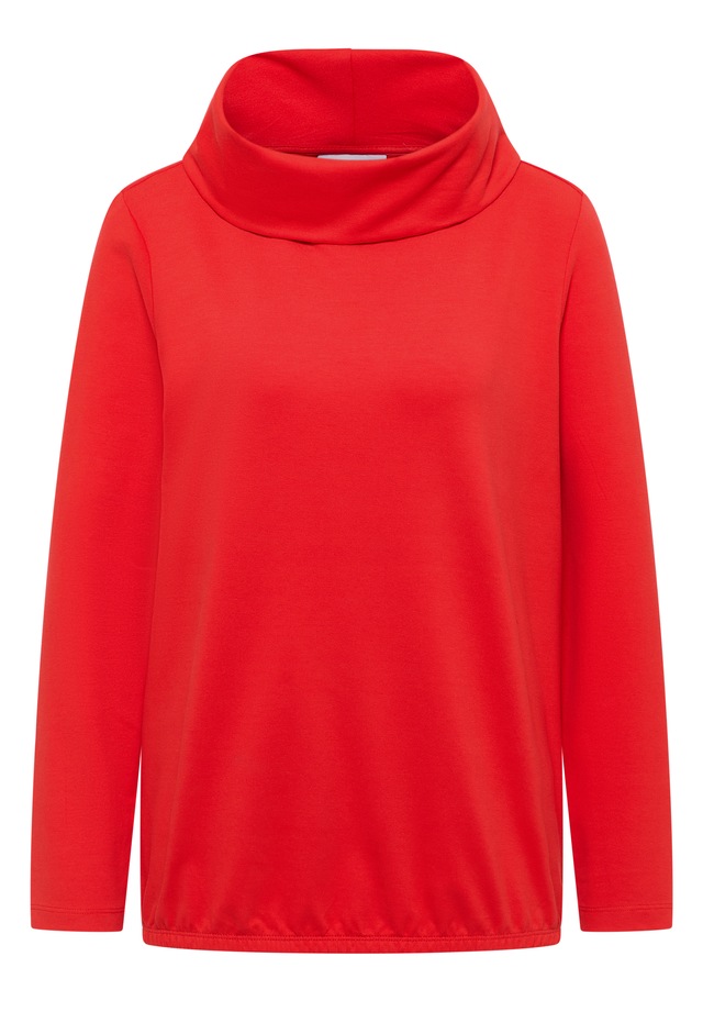Cecil Langarmshirt aus softem Materialmix