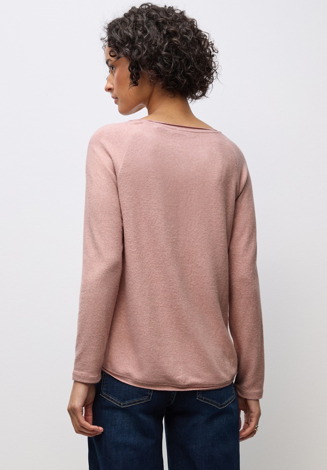 STREET ONE Langarmshirt aus softem Materialmix