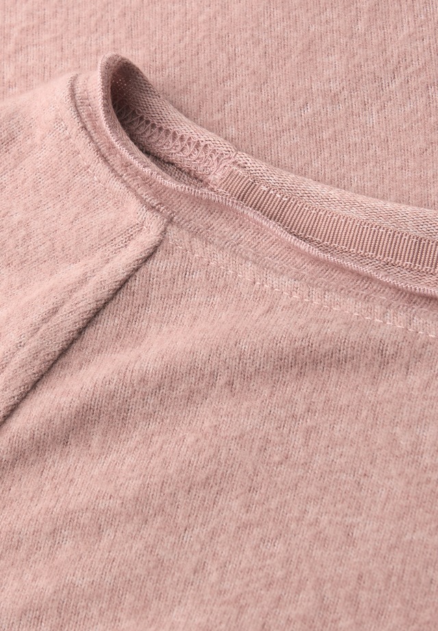 STREET ONE Langarmshirt aus softem Materialmix