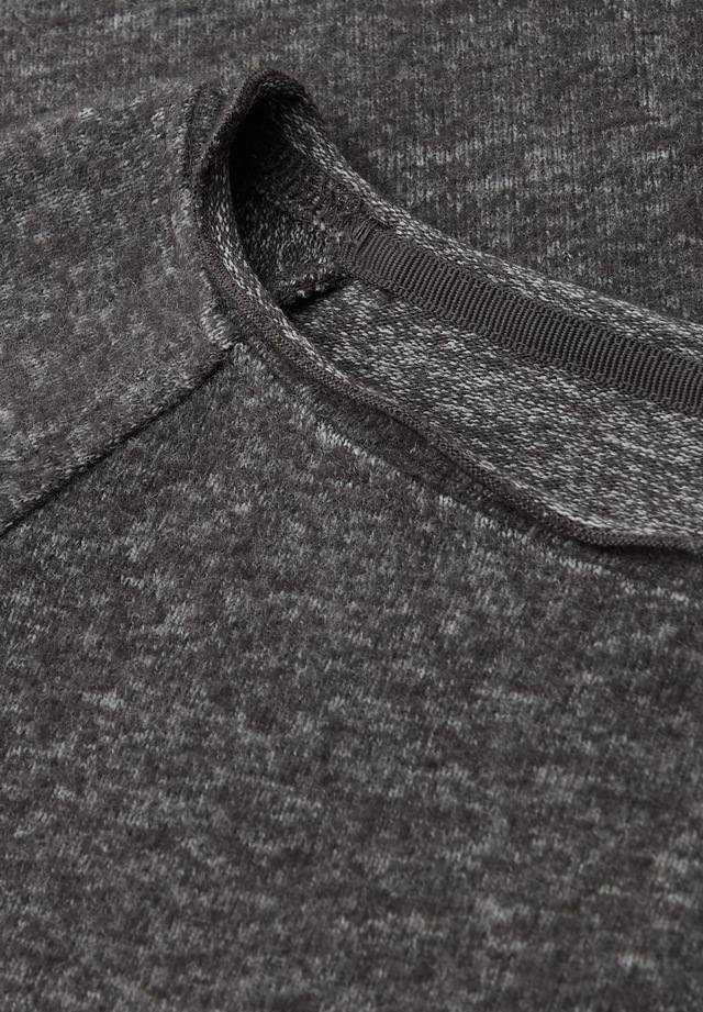 STREET ONE Langarmshirt aus softem Materialmix
