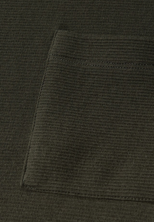 STREET ONE MEN Langarmshirt aus reiner Baumwolle