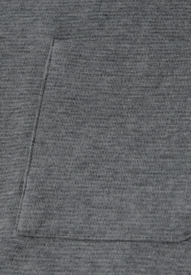 STREET ONE MEN Langarmshirt aus reiner Baumwolle