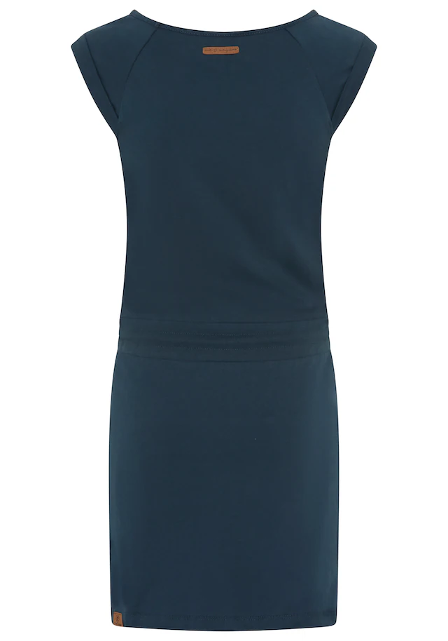 Ragwear Minikleid »PENELOPE UNI O« mit Kordelzug und Zierknopf