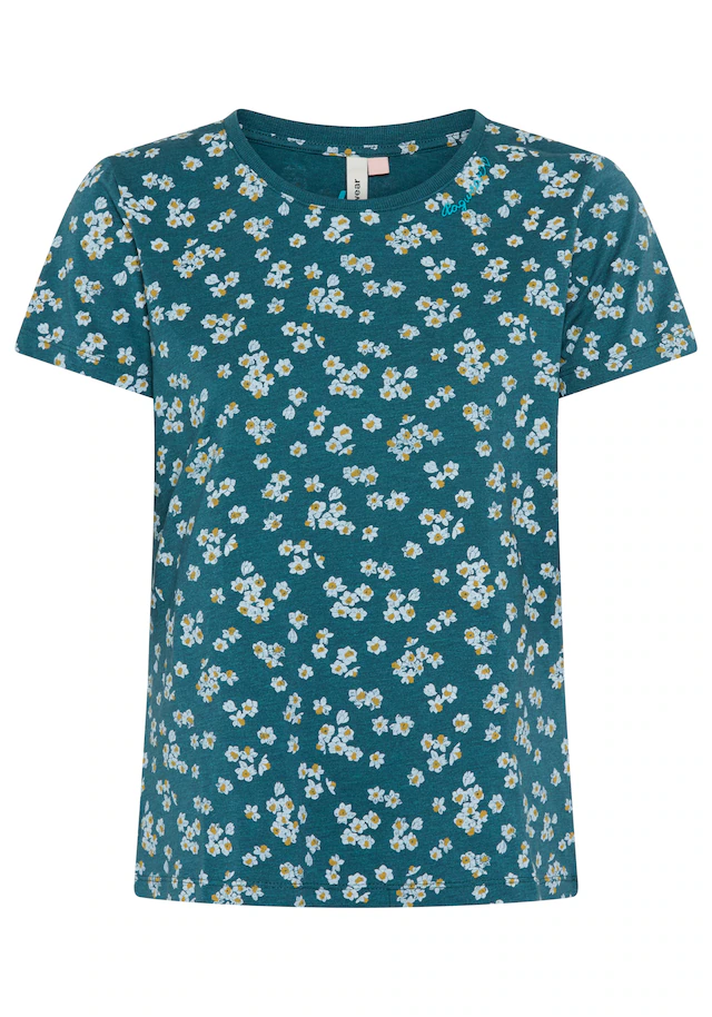 Ragwear Kurzarmshirt »MINTTA FLOWER O« mit sommerlichem Print